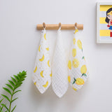 Anvi Baby Muslin Face & Burp Cloth Set of 3 - Go Bananas