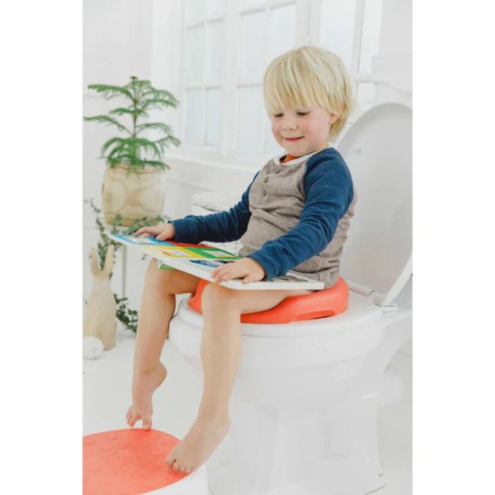 Bumbo Baby Toilet Training Seat for Toddler - Coral - Laadlee
