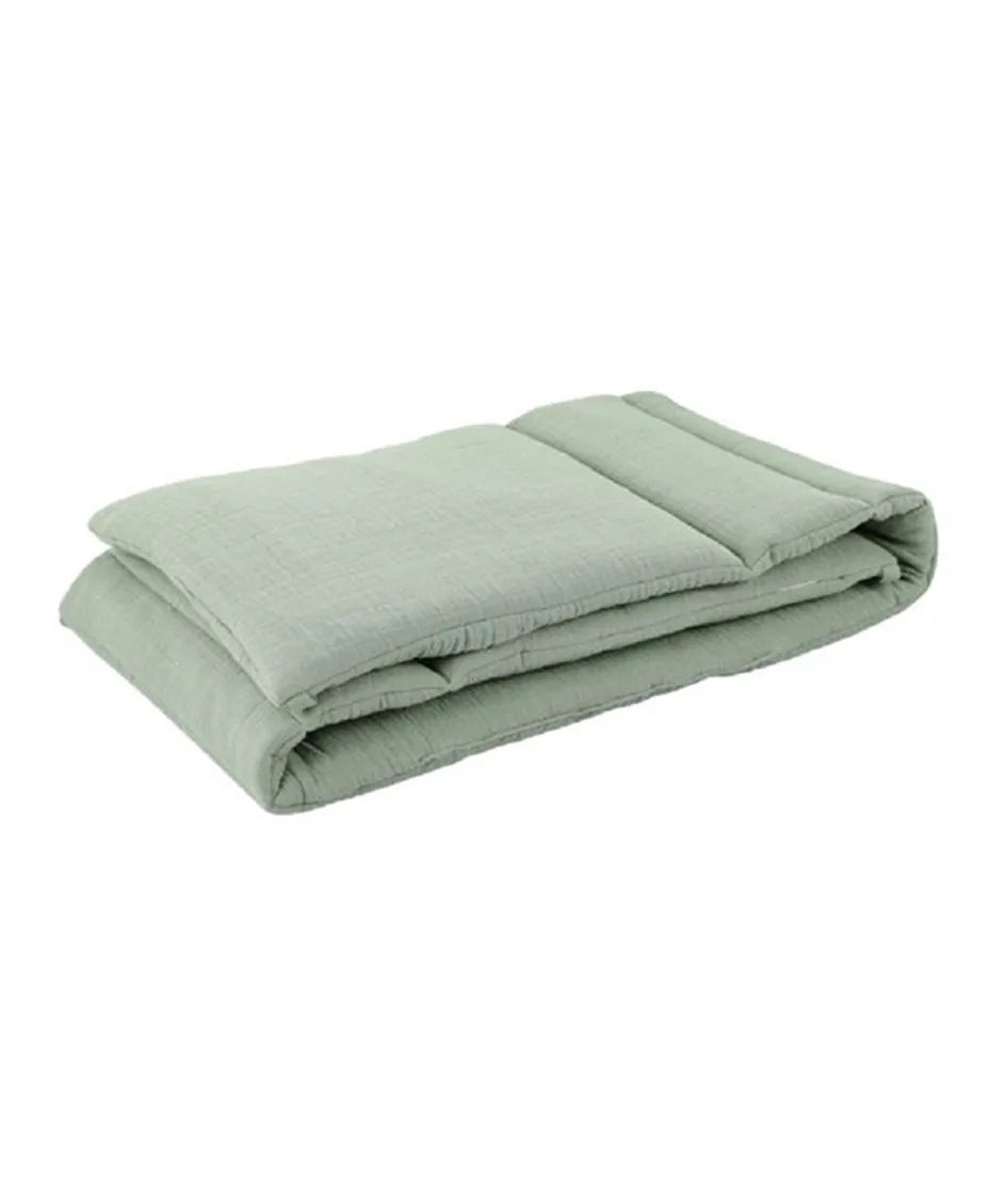 Trixie Cot And Playpen Bumper - Bliss Olive - Laadlee
