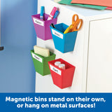 Learning Resources Magnetic Create-A-Space Storage Bins (Set Of 4)