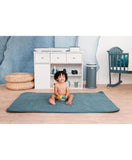Ubbi Padded Floor Mat & Washable Muslin Cover - Open Water