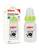 Pigeon Decorated Animals Plastic Bottle 120ml - Assorted