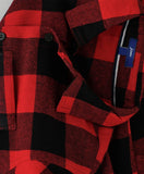 Jam Boys Checkered Flannel Shirt - Red & Black