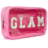 Shush! Glam Pouch In Pink - Laadlee
