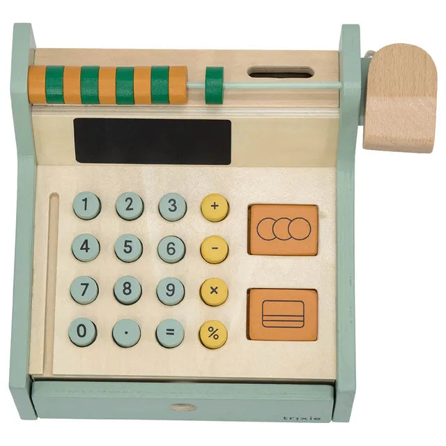Trixie Wooden Cash Register With Accessories - Laadlee