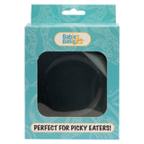 Babies Basic Feeding Set Silicone Spoon & Bowl 2pcs - Indigo