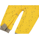 Babies Basic Long Sleeves Sleepsuit for Babies - Yellow & Brown