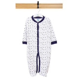 Babies Basic Long Sleeves Romper Sleepsuit for Babies - Black White