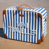 Childhome Mini Traveller Kids Suitcase - Electric Blue/Light Blue