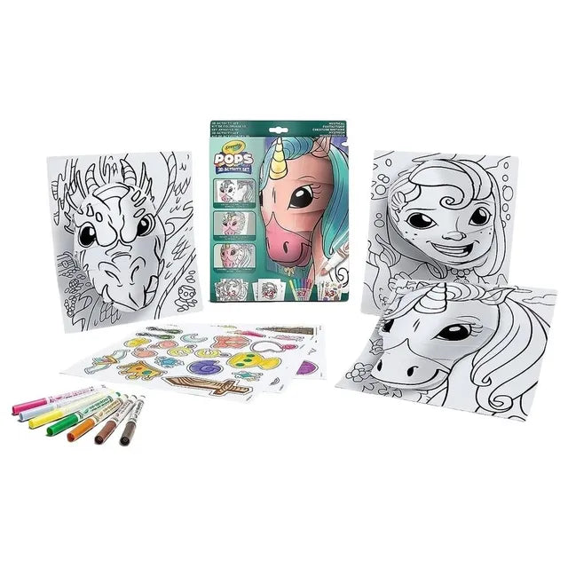 Crayola Pops 3D Activity Set - Mystical - Laadlee
