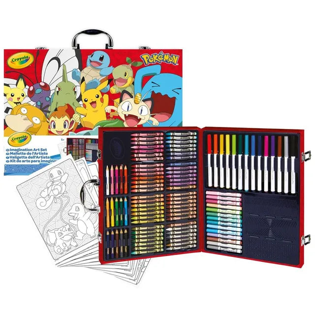 Crayola Pokemon Creative Art Set Case - Laadlee