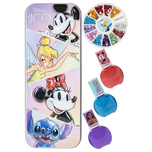 Townley Girl Disney 100th - Nail Polish With Tin And Gems - Laadlee