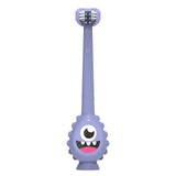 Dr. Brown's ToothScrubber Monster Toddler Toothbrush - Purple - Laadlee