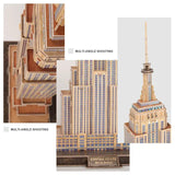 Cubicfun National Geographic 3D Puzzle Empire State Building - 66Pcs