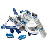 Power Joy Vroom Vroom Airplane with 5 Cars+1 Police