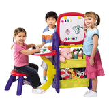 Crayola Easels Crayola Double-sided easel with a 6-in-1 Creativity Center Board - Laadlee