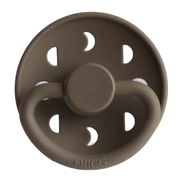 Frigg Moon Phase Latex Baby Pacifier 0-6M, 1Pack, Portobello - Size 1 - Laadlee