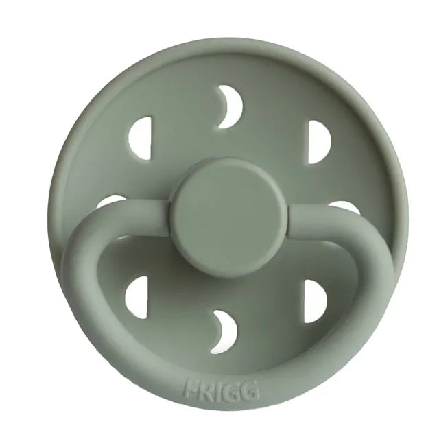 Frigg Moon Phase Silicone Baby Pacifier 0-6M, 1Pack, Sage - Size 1 - Laadlee