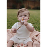 Frigg Moon Phase Latex Baby Pacifier 6M-18M, 1Pack, Soft Lilac - Size 2 - Laadlee