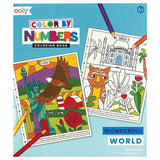 Ooly Color By Numbers Coloring Book - Wonderful World