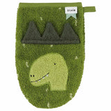 Trixie Washcloths 2-Pack | Mr. Dino - Mr. Dog - Laadlee