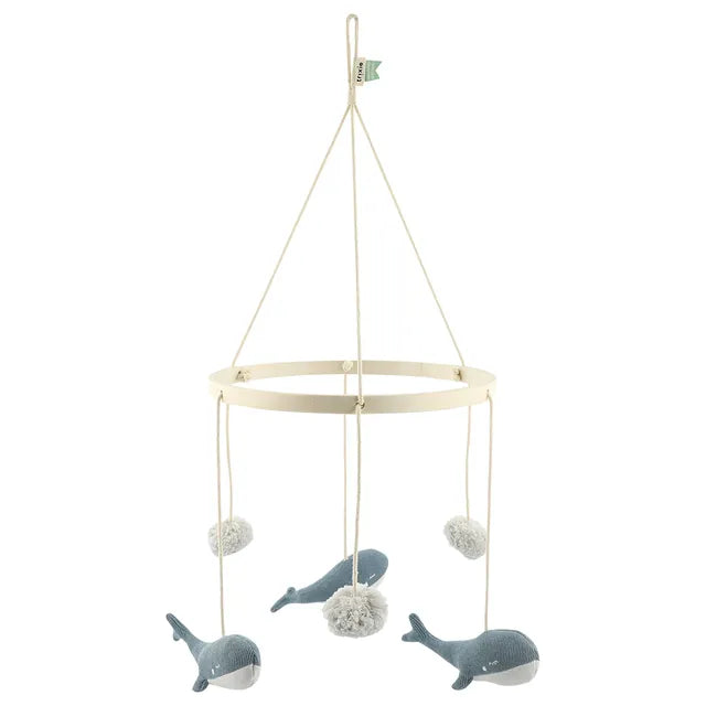 Trixie Crib Mobile - Whale - Laadlee