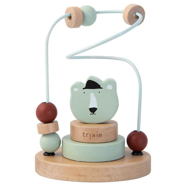 Trixie Wooden Beads Maze - Mr. Polar Bear - Laadlee