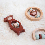 Trixie Wooden Rattle - Mr. Monkey - Laadlee
