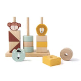 Trixie Wooden Animal Blocks Stacker - Laadlee