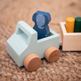 Trixie Wooden Animal Car With Trailer - Laadlee
