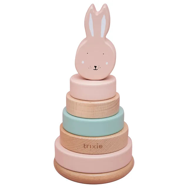 Trixie Wooden Stacking Toy - Mrs. Rabbit - Laadlee