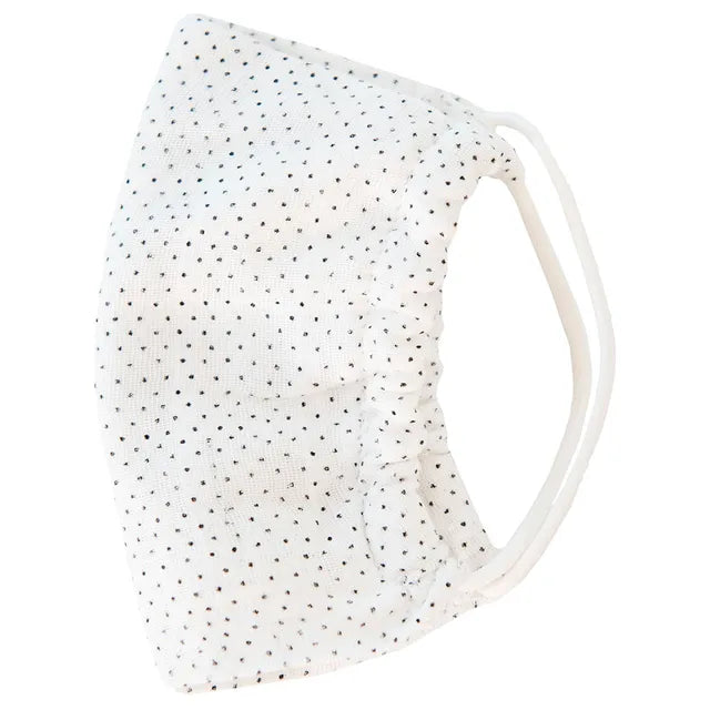 Trixie Face Mask Muslin - Dots - Laadlee