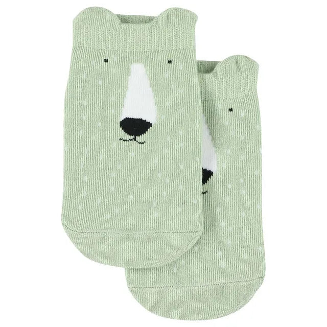 Trixie Sneaker Socks 2-Pack - Mr. Polar Bear - Laadlee