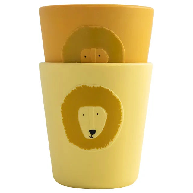 Trixie Silicone Cup - Mr. Lion (Pack Of 2) - Laadlee