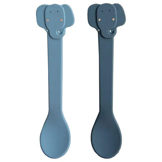 Trixie Silicone Spoon - Mrs. Elephant - Laadlee