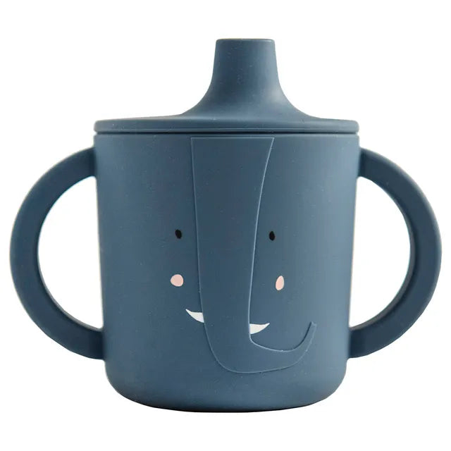 Trixie Silicone Sippy Cup - Mrs. Elephant - Laadlee