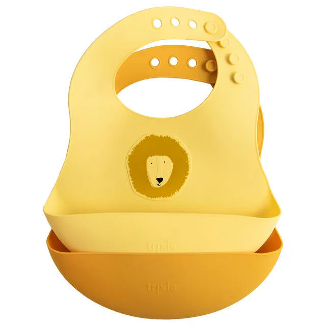 Trixie Silicone Bib - Mr. Lion - Laadlee