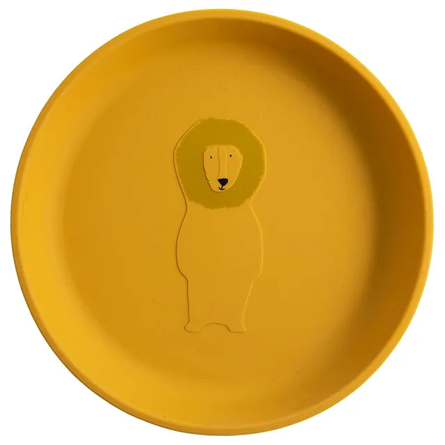 Trixie Silicone Plate - Mr. Lion - Laadlee