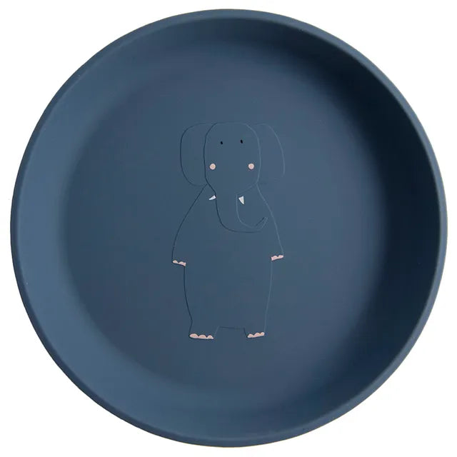 Trixie Silicone Plate - Mrs. Elephant - Laadlee