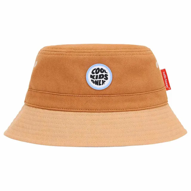 Hello Hossy Bucket Hat - Mini Chesnut Kids - Laadlee