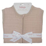 Lulujo 100% Cotton Muslin Sleep Sack- Sand
