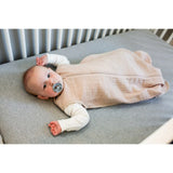 Lulujo 100% Cotton Muslin Sleep Sack- Sand