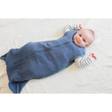 Lulujo 100% Cotton Muslin Sleep Sack - Navy Night