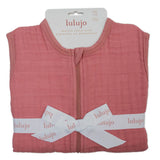 Lulujo 100% Cotton Muslin Sleep Sack- Rose