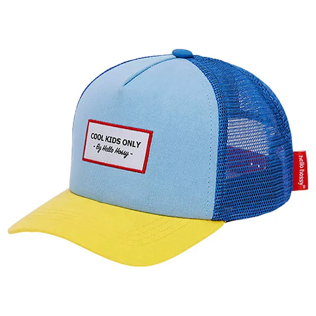 Hello Hossy Cap - Mini Blue Lemon Kids and Dads - Laadlee