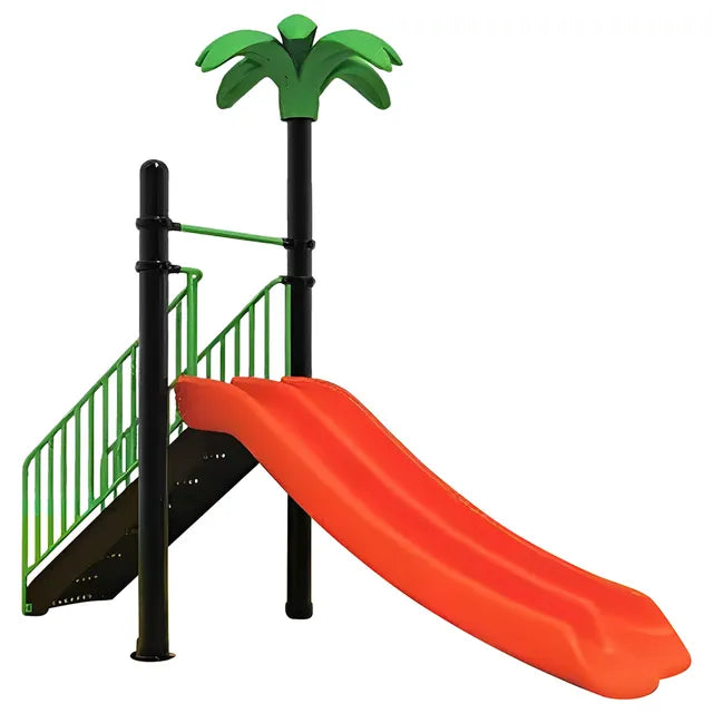 MYTS Palm Paradise Outdoor Straight Slide - Vibrant Red Fun! - Laadlee