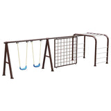 MYTS Monkey Climbing Hanging Bars And Swing Set - Laadlee