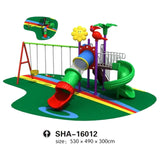 MYTS Mega Pino Wavy Slide & Swings - Laadlee