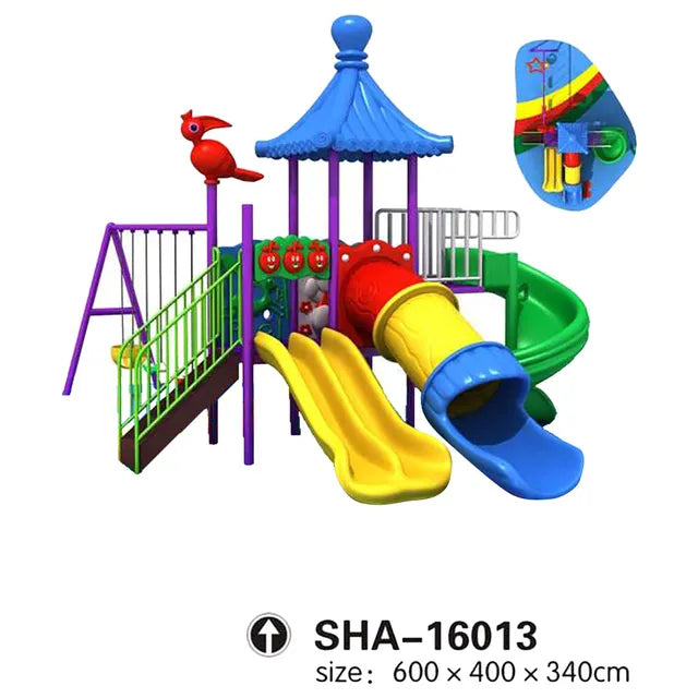 MYTS Fly High Swing N Slide Mega Bird-Themed Set - Laadlee