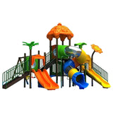 MYTS Mega Palm Kids Playground Set With Slide - Explorer'S Paradise - Laadlee